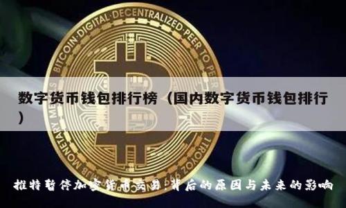 推特暂停加密货币交易:背后的原因与未来的影响